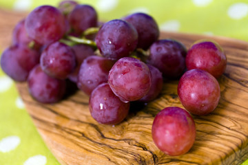 Fototapeta premium Rote Trauben - vinis vinifera