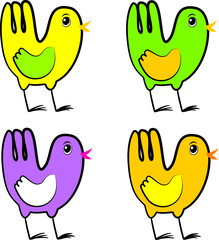 Birds - symbols of seasons