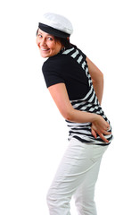 Portrait of a young woman