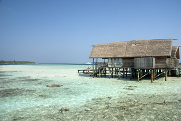 Overwater villa, Maldives