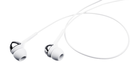 Ear-phones isolated on the white..