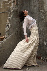 La robe dans le vent