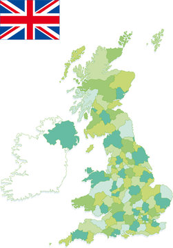UK COUNTRY - karte, map precise (#1)