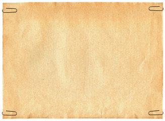 Vintage old paper texture with clip to background