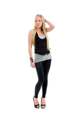 Young graceful teenage girl