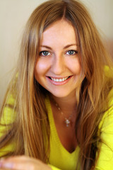 Fototapeta premium beautiful blonde young woman.