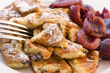 Kaiserschmarrn mit Gabel