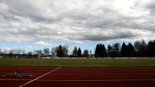 Sprintstart in der Leichtathletik