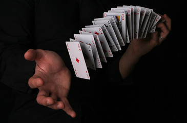 playing cards trick