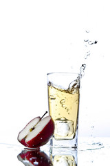 apple juice splash