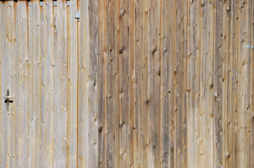 Hintergrund Holztür und Holzwand