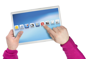 Touch screen computer