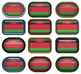 twelve buttons of the Flag of Malawi