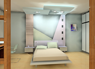 a fashion bedroom design proposal