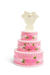 Miniature Wedding Cake Figurine