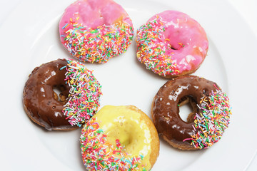 Plate of Doughnuts