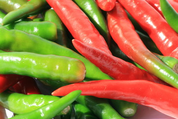 Chili peppers, Thailand.