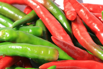 Chili peppers, Thailand.