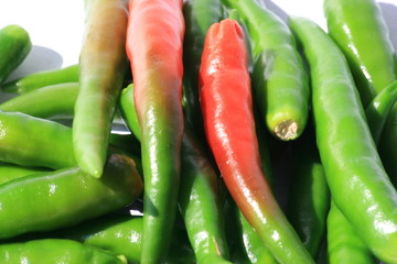 Chili peppers, Thailand.