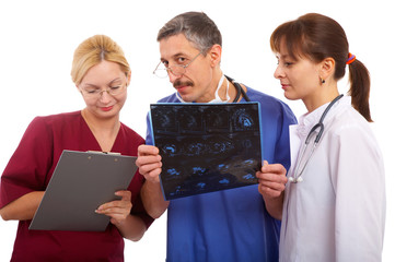 two doctors and nurse