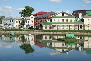 Obraz premium Sergiev Posad, Russia. Pond