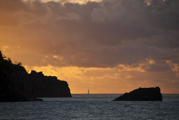Sunset in the Whitsunday Islands