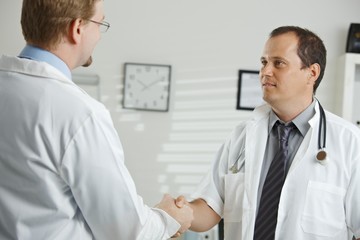 Doctors talking