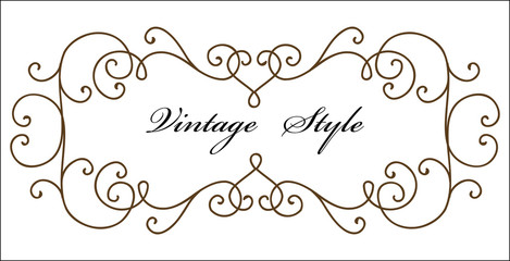 Obraz premium classical vignette