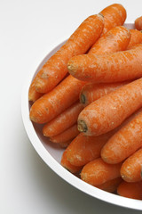 carottes dans le saladier