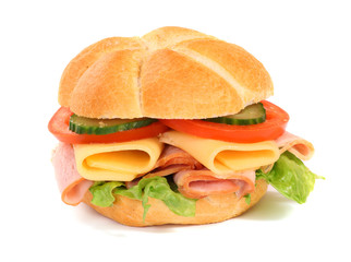 diet sandwich and meter studio isolated