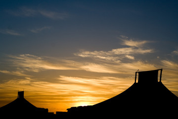 Amanecer en el sahara