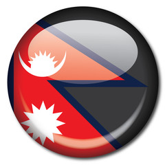 Obraz premium Chapa bandera Nepal