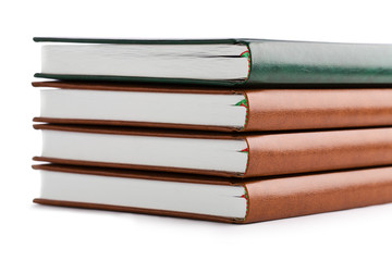 section of stack of book