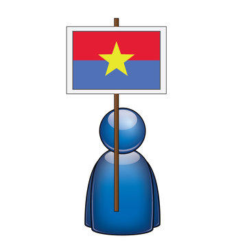 Pancarta Vietcong