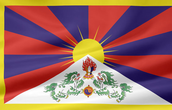 Flagge von Tibet