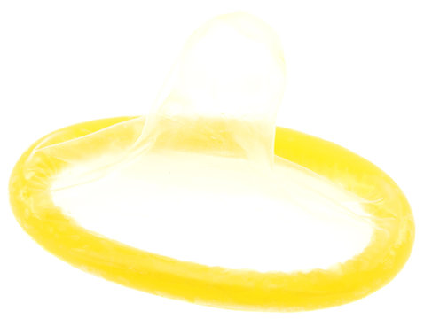 pr&eacute;servatif fond blanc