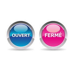 Picto ouvert  fermé - Icon open closed
