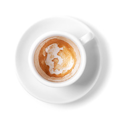Empty coffee cup