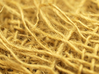 macro of canvas, low depth of focus