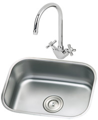 Old-fashioned kitchen sink