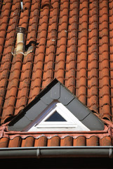 Dreieckiges kleines Fenster