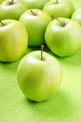 Green apples.