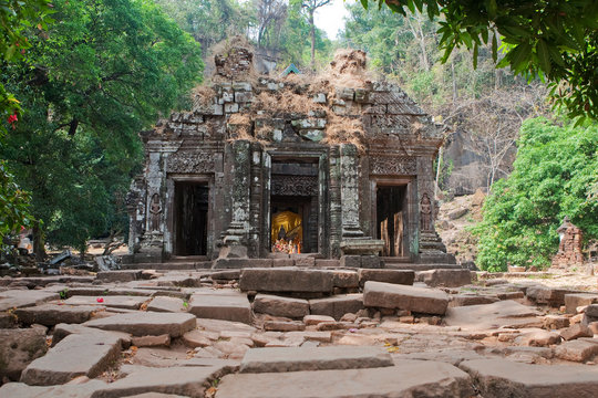 Wat Phu Khmer Tempel in Laos