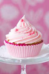 Pink cupcake