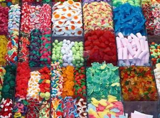 Candy on "Mercat St Josep - La Boqueria"