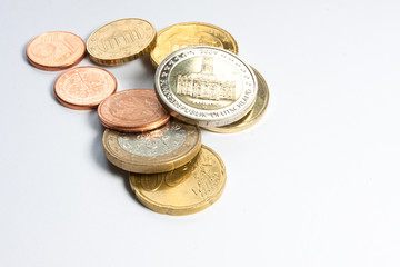 euro coins