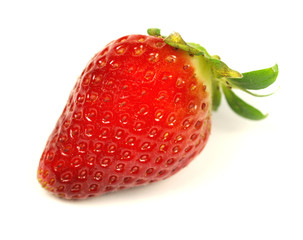 Strawberry on white background