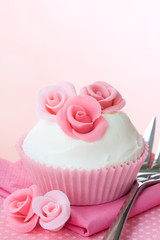 Rose cupcake