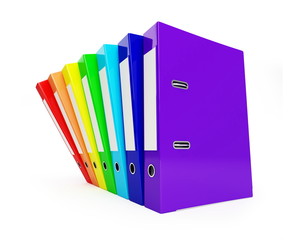 rainbow binder