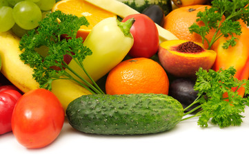 fresh fruits and vegetables